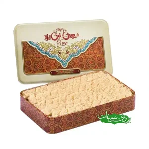 لوز بیدمشک جعبه فلزی سنتی یزد (450 گرم)