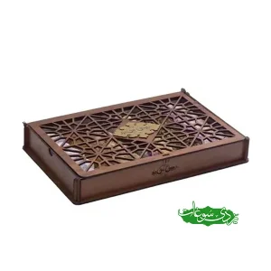 شیرینی مخلوط طرح چوبی مشبک سنتی یزد