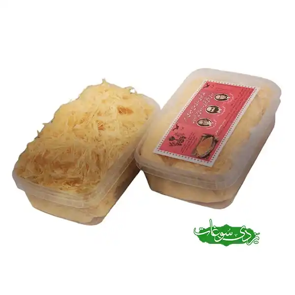 پشمک زعفرانی حاج خلیفه