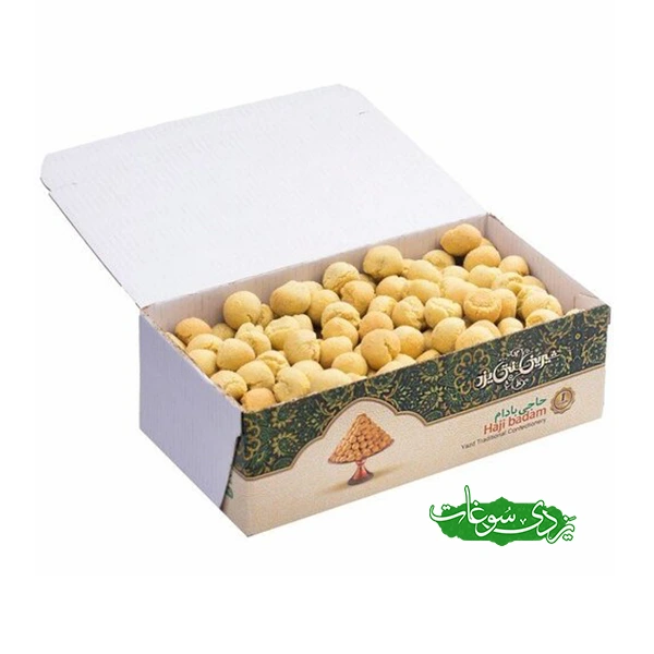 sonati-hajibadam-410g-02 حاجی بادام جعبه کادویی شیرینی سنتی یزد 410 گرم
